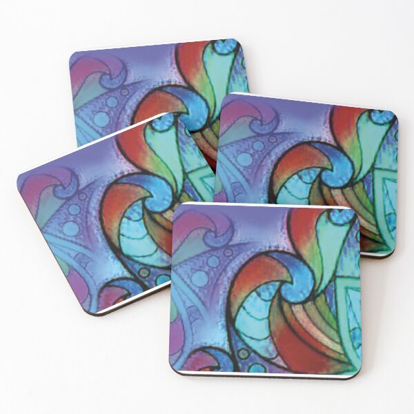Item preview, MANDALA blue designed and sold by dekoAnnART.