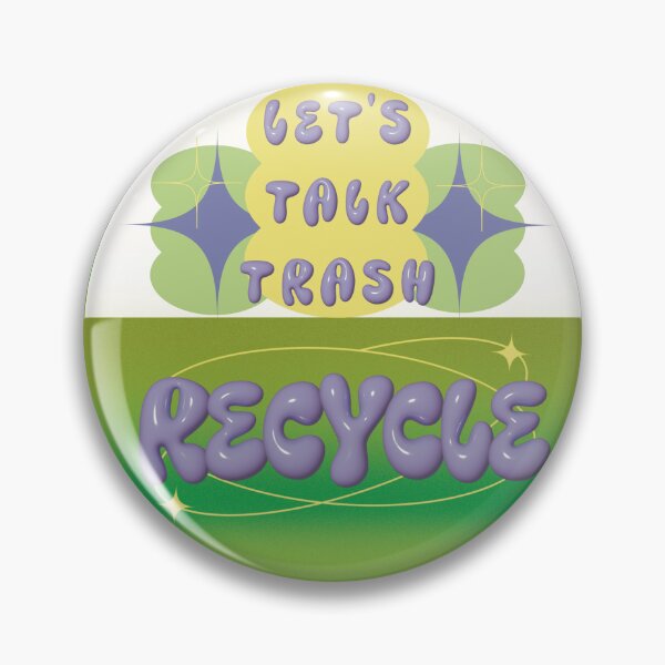 Item preview, Let's Talk Trash Recycle: Purple Edition designed and sold by GarboTreasure.