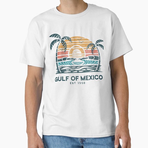 Item preview, Vintage Retro Hand Drawn Gulf of Mexico designed and sold by SYMBLS.