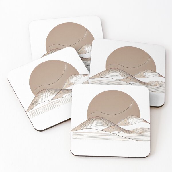 Item preview, Serene Dune Landscape Lines designed and sold by NaturaVestir.