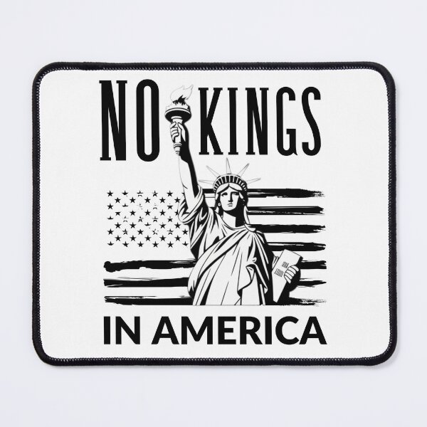 Item preview, No Kings In America Statue Of Liberty Anti Elon Musk Anti Donald Trump designed and sold by Anniko Art Studio.