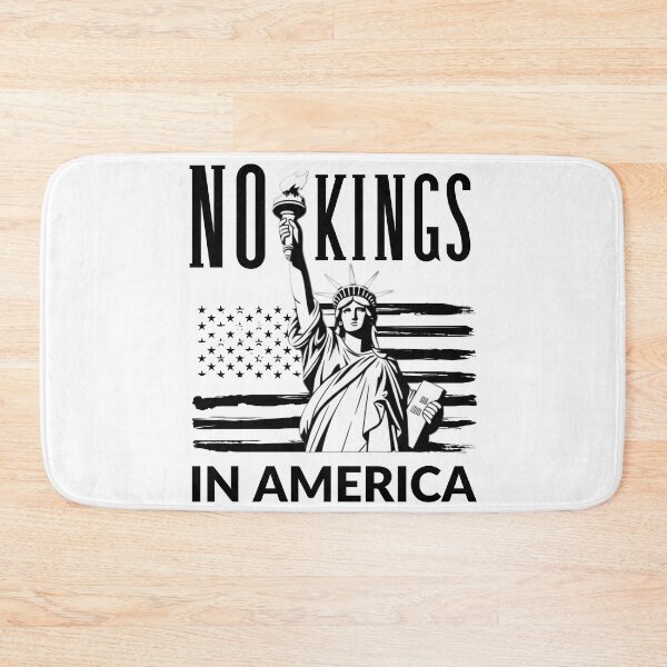 Item preview, No Kings In America Statue Of Liberty Anti Elon Musk Anti Donald Trump designed and sold by Anniko Art Studio.