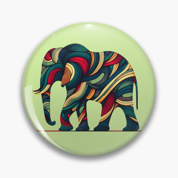 Item preview, Abstract Elephant Silhouette designed and sold by Dino-Lune.