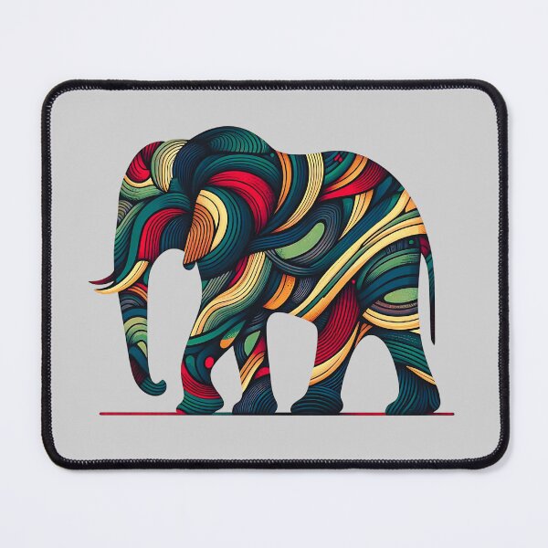 Item preview, Abstract Elephant Silhouette designed and sold by Dino-Lune.