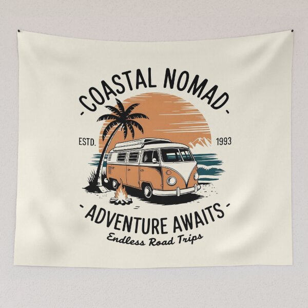 Item preview, Adventure Awaits Summer Vibe Design designed and sold by GesparHouse.