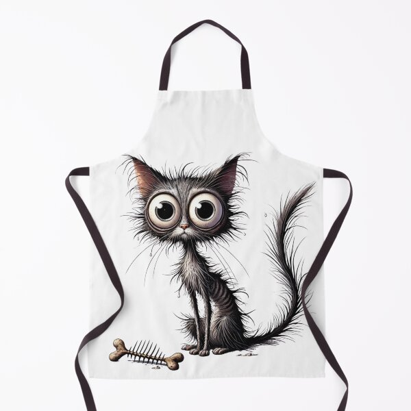 Item preview, Surprised scrawny cat. A funny t-shirt design designed and sold by FusiTink.