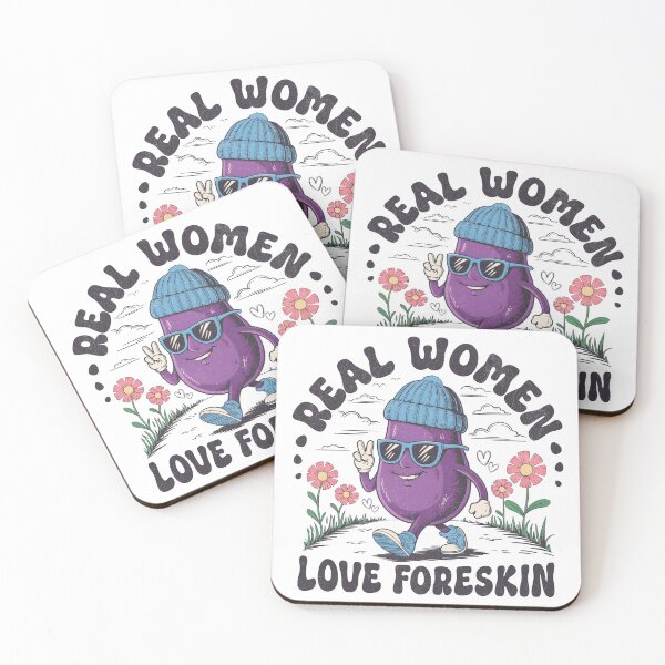 Item preview, Real Women Love Foreskin Funny Circumcised Prank designed and sold by Beanster-nl.