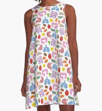 Vestido acampanado Banda de órganos