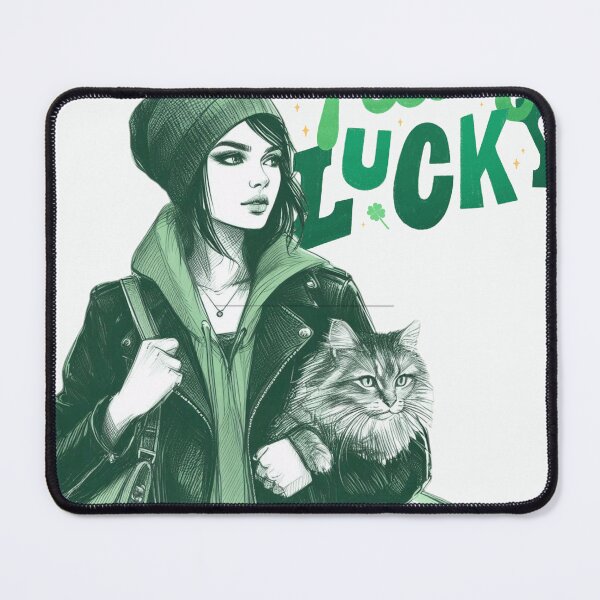 Item preview, Feeling Lucky designed and sold by Furbabies Art.