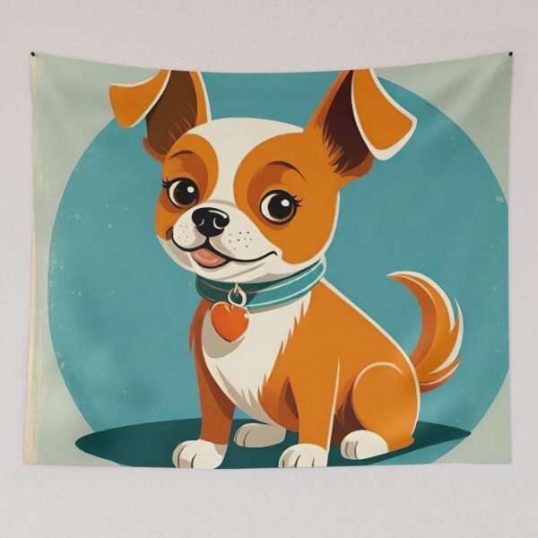 Item preview, Adorable Small Dog – The Perfect Companion designed and sold by GrizzlyCollective.