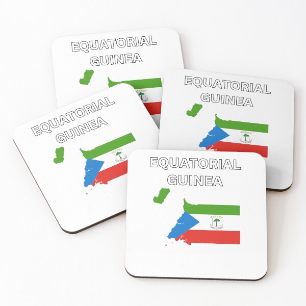 Item preview, Equatorial Guinea Flag Map designed and sold by atomstartup.