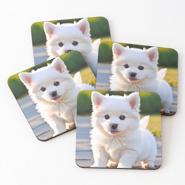 Item preview, Adorable Small White Dog – Pure Cuteness designed and sold by GrizzlyCollective.