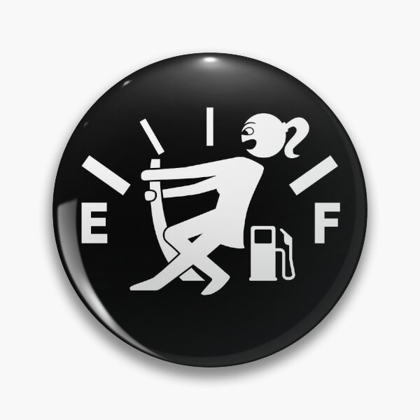 Item preview, Woman empty tank - no fuel - fuel gauge (white) designed and sold by VEB Ostladen.