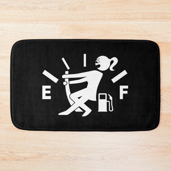 Item preview, Woman empty tank - no fuel - fuel gauge (white) designed and sold by VEB Ostladen.