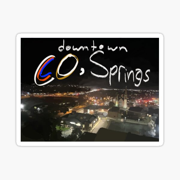 Vista previa del artículo con la obra «Versión alternativa del centro de Colorado Springs.», diseñado y vendido por Toriaaax.