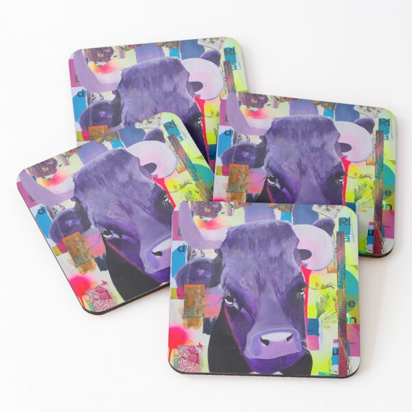 Item preview, Vache d'Hérens Violet "Caprice" designed and sold by LucyEShaw.