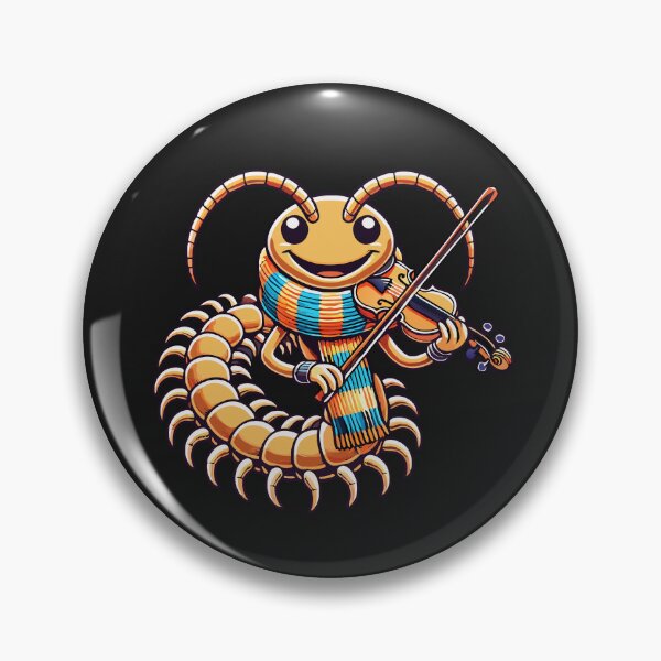 Item preview,  A charming product for lovers of crustaceans and music - CENTIPEDE PLAYING THE VIOLIN designed and sold by Gadget80.