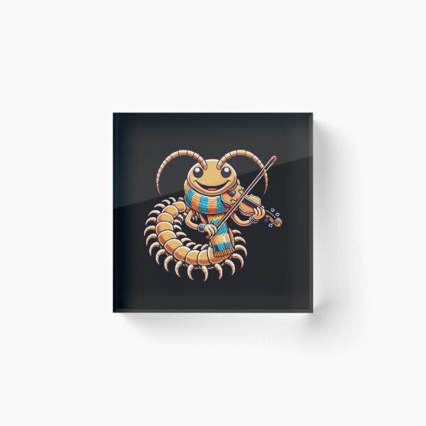 Item preview,  A charming product for lovers of crustaceans and music - CENTIPEDE PLAYING THE VIOLIN designed and sold by Gadget80.