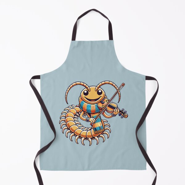 Item preview, A charming product for lovers of crustaceans and music - CENTIPEDE PLAYING THE VIOLIN designed and sold by Gadget80.