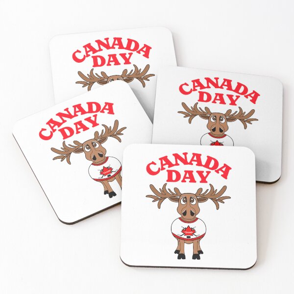 Item preview, Funny Canada Day Moose  designed and sold by Sartoris Art.
