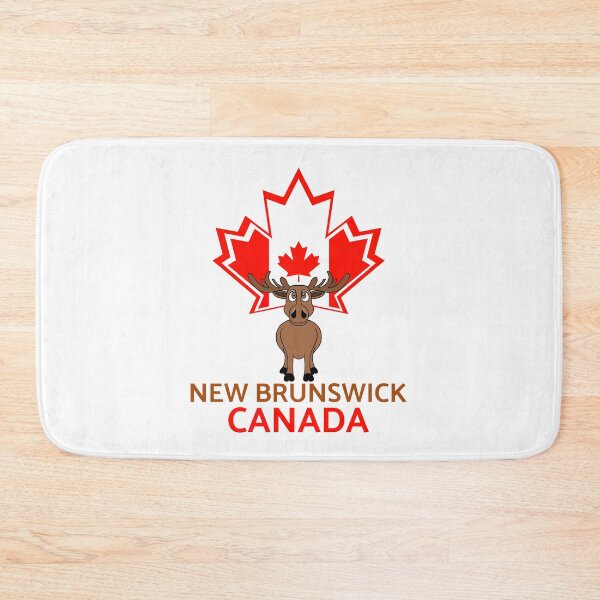Item preview, Funny New Brunwick Canada Day Moose designed and sold by Sartoris Art.