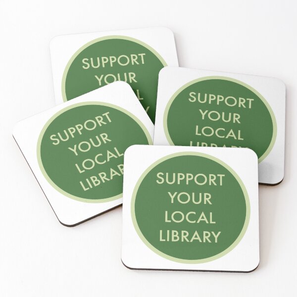 Item preview, Support Your Local Library: Green Edition designed and sold by GarboTreasure.