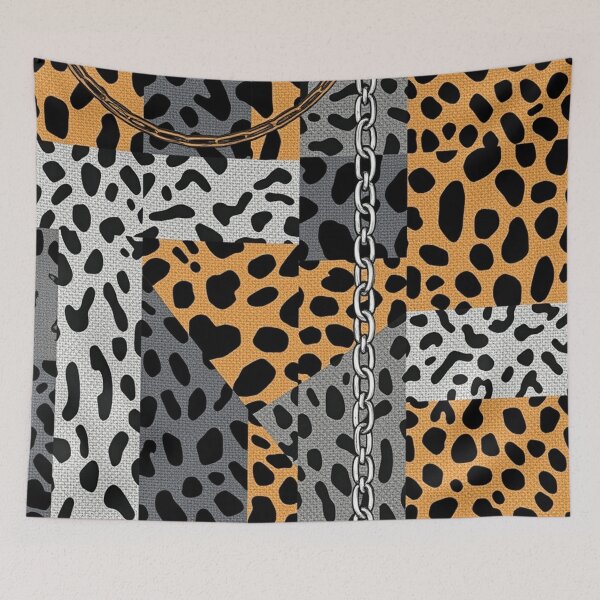 Item preview, Grey and brown animal print  designed and sold by Roxburylane.