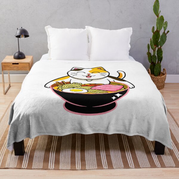 Item preview, Cute Cat Ramen Bowl Kawaii designed and sold by Timegraf.