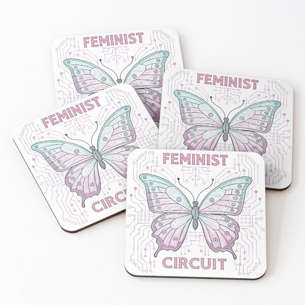 Item preview, Feminist Circuit Butterfly: Tech Empowerment - Woman History Month 2025 designed and sold by AnnDesignStudio.