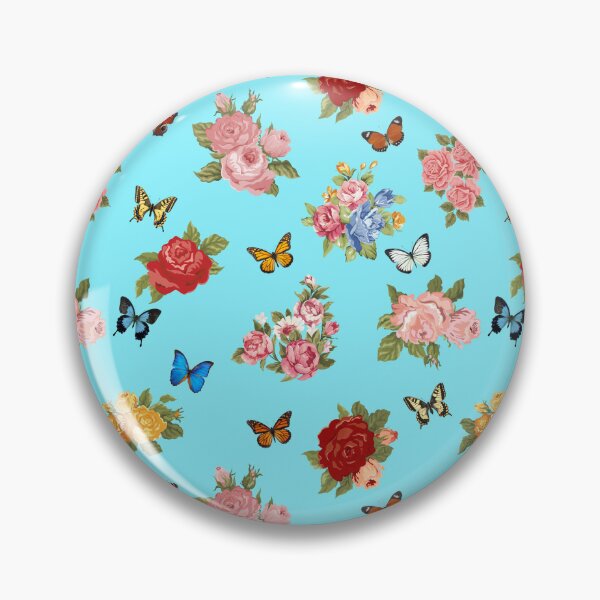 Item preview, Vintage Flowers & Butterflies designed and sold by Spike The Punch Design Co..