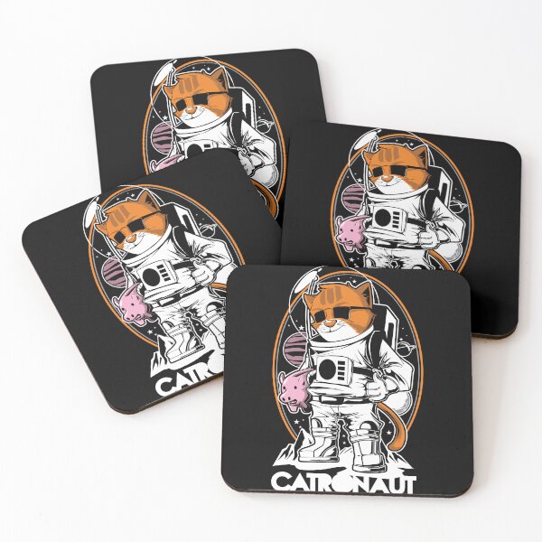 Item preview, Catronaut: The Astronaut Cat with Space Pig designed and sold by Polarisofficial.