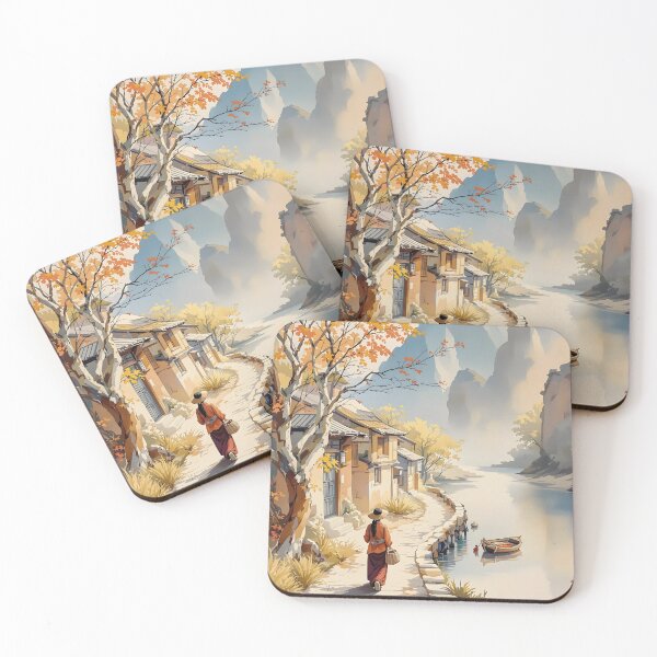 Item preview, Beautiful Asian landscape  designed and sold by Coolparrotgirl.