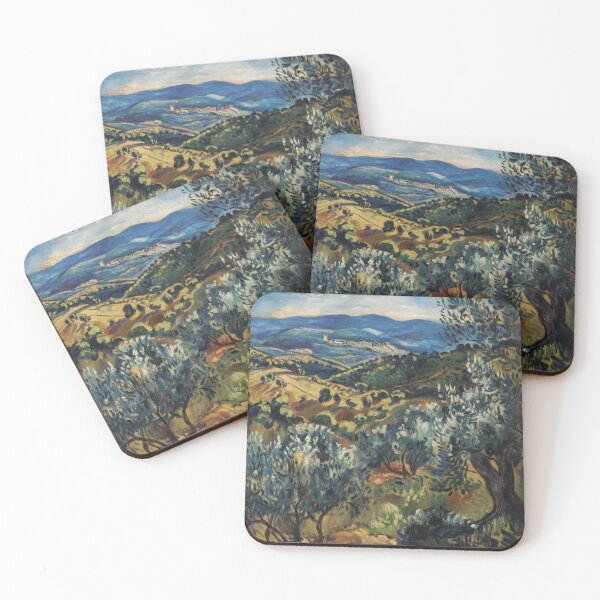 Item preview, Romanticism Landscape of Provence - Rolling Hills and Olive Trees designed and sold by CARRAANN.