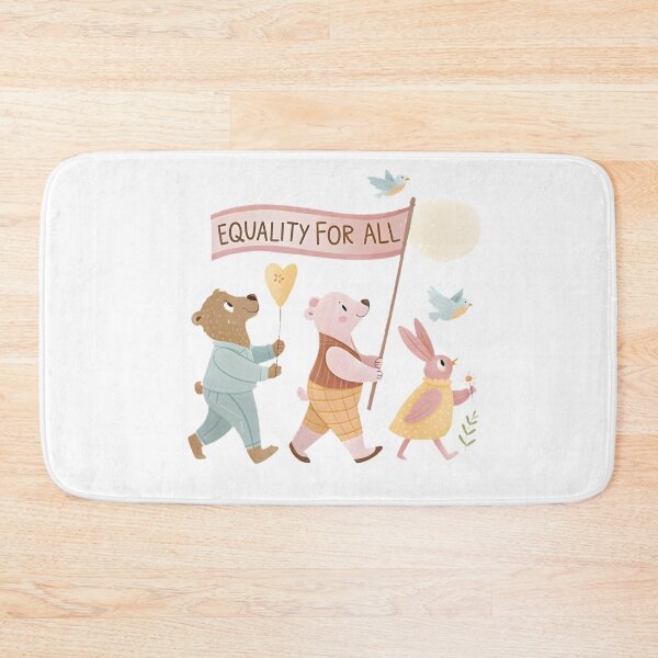 Item preview, Equality Parade: Whimsical Animals Unite - Woman History Month 2025 T-Shirt designed and sold by AnnDesignStudio.