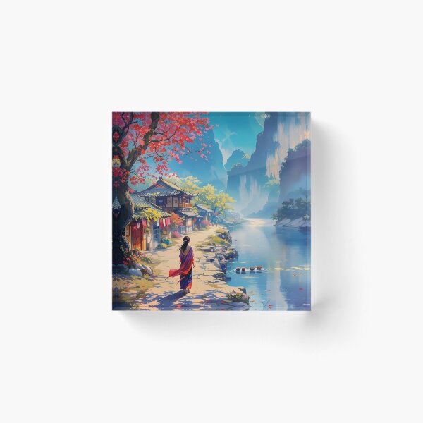 Item preview, Beautiful Asian landscape  designed and sold by Coolparrotgirl.