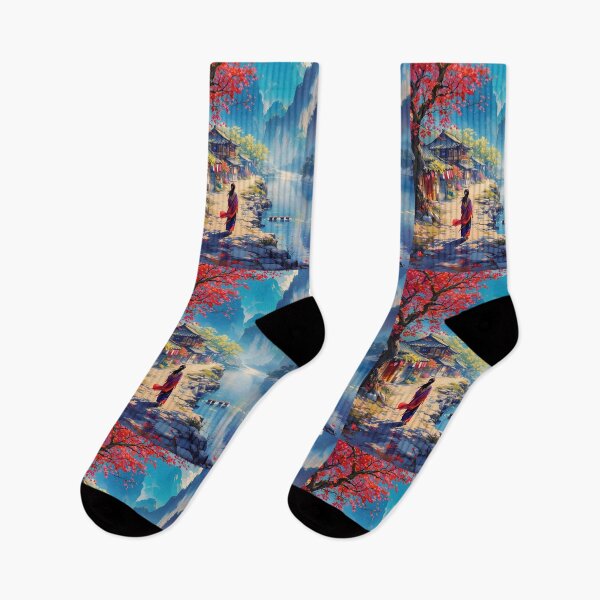 Item preview, Beautiful Asian landscape  designed and sold by Coolparrotgirl.