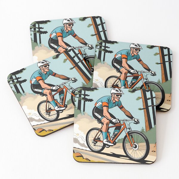 Item preview, Dusty Trails MTB Shredder – Full Speed Ahead designed and sold by GrizzlyCollective.