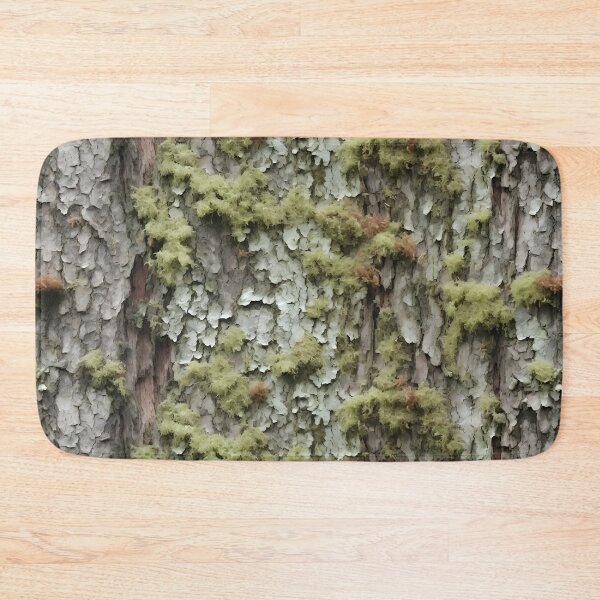 Item preview, Forest moss and lichen on tree a tree trunk, AI generated, lost in a random forest designed and sold by House-of-Wyld.