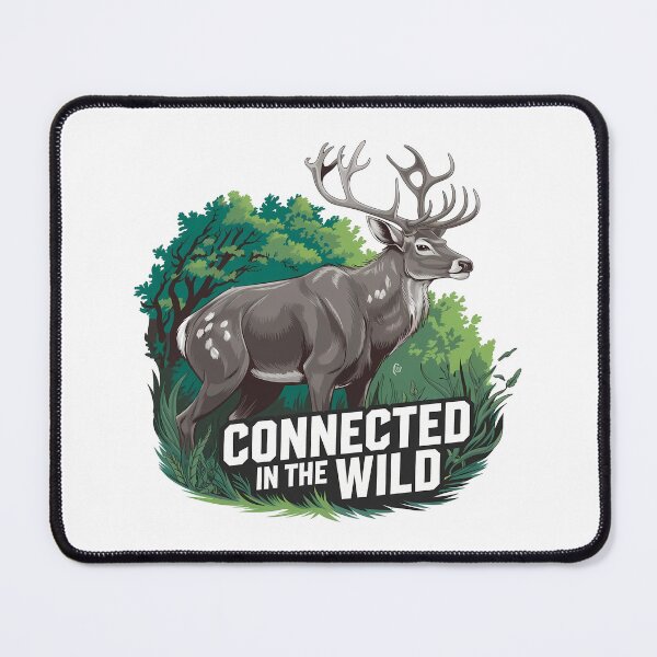 Item preview, Wild Elder Deer Forest Art designed and sold by Printiko.
