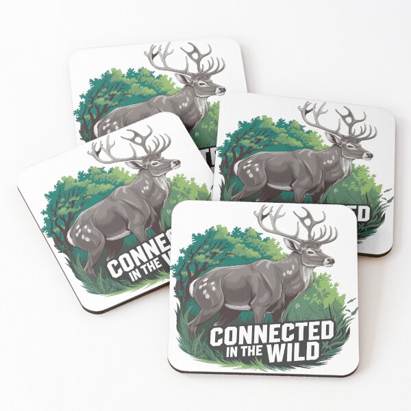 Item preview, Wild Elder Deer Forest Art designed and sold by Printiko.