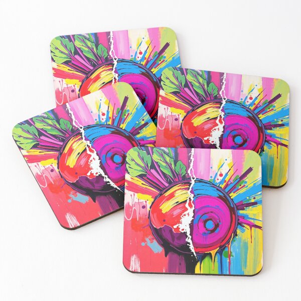 Item preview, Vibrant Abstract Beetroot – Color Explosion Art designed and sold by Wesira.