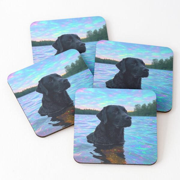 Item preview, Black Lab Landscape 1 designed and sold by CozyManCreation.