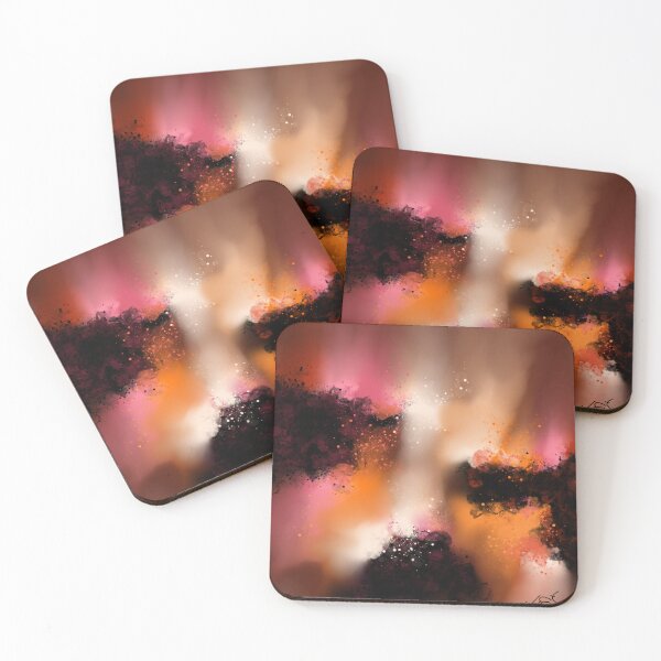 Item preview, Dances With Lava - Orange Pink Abstract designed and sold by Joey Santiago.