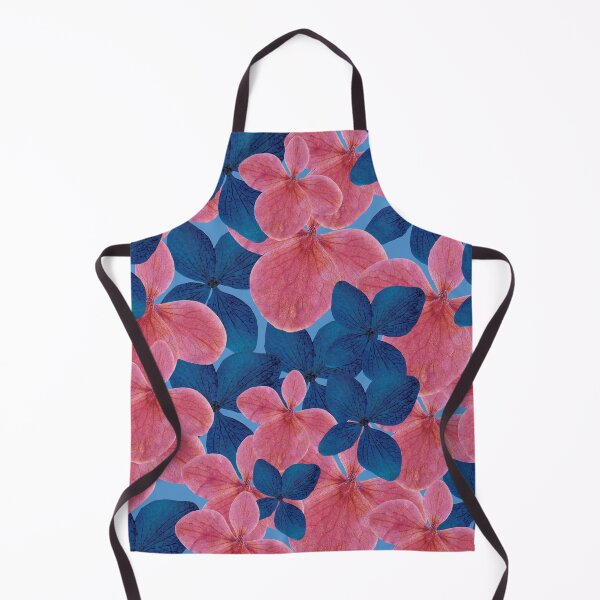 Item preview, Blush & Indigo Hydrangea Bloom designed and sold by cosmiccircles01.