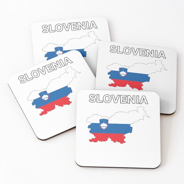 Item preview, Mapa de la bandera de Eslovenia designed and sold by atomstartup.