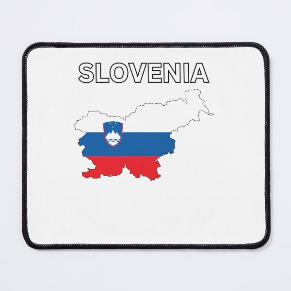 Item preview, Slovenia flag map designed and sold by atomstartup.