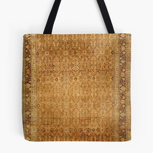 Item preview, Antique Persian Meshad Rug designed and sold by Vicky Brago-Mitchell®.