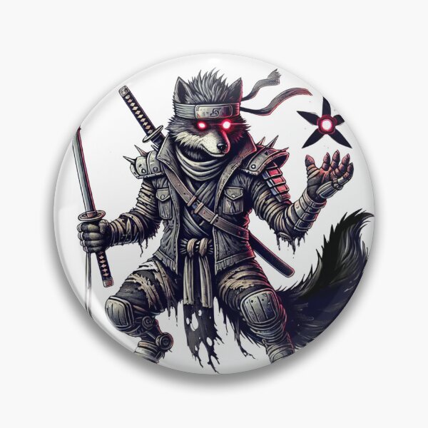 Item preview, Cunning Cyber Ninja Fox designed and sold by JonelleTshirts.