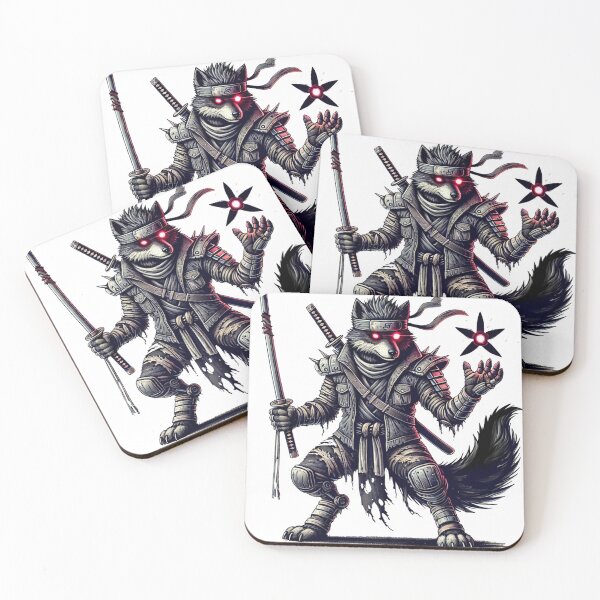 Item preview, Cunning Cyber Ninja Fox designed and sold by JonelleTshirts.