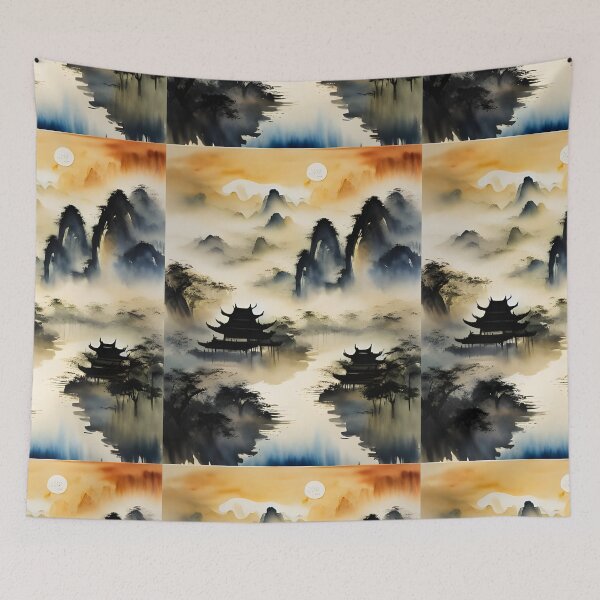Item preview, Beautiful Asian landscape  designed and sold by Coolparrotgirl.
